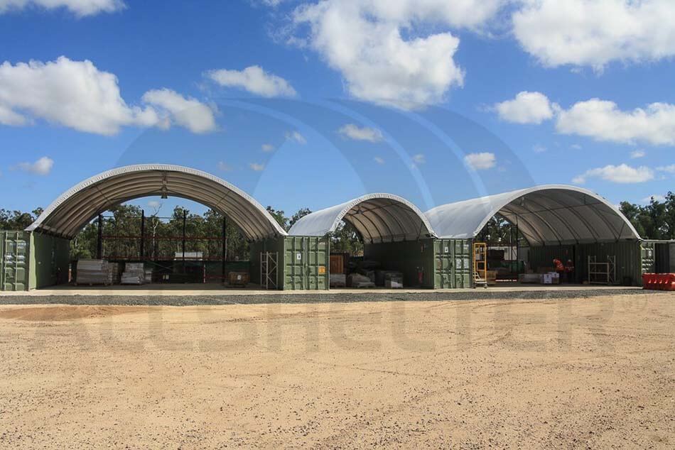Variety of container mounted shelter