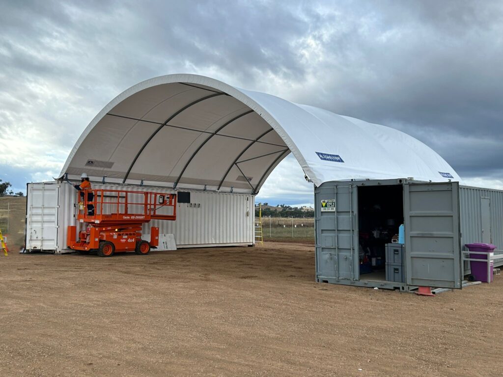 Tranex Solar: Temporary Shelter Solution for Pre-Assembly Area