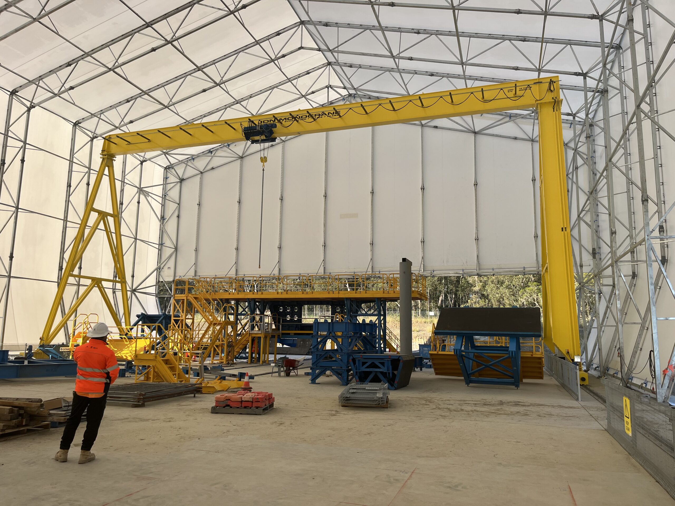 Construction Equipment Storage Shelter