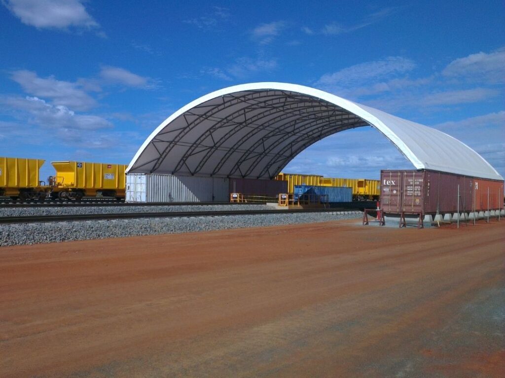A wind-rated shelter by the West Coast where winds can reach 288.3kmh