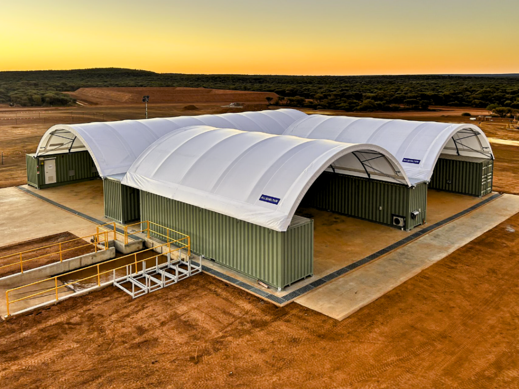 29Metals: Full Turnkey Fabric Shelter Workshop for Golden Grove Mine Site